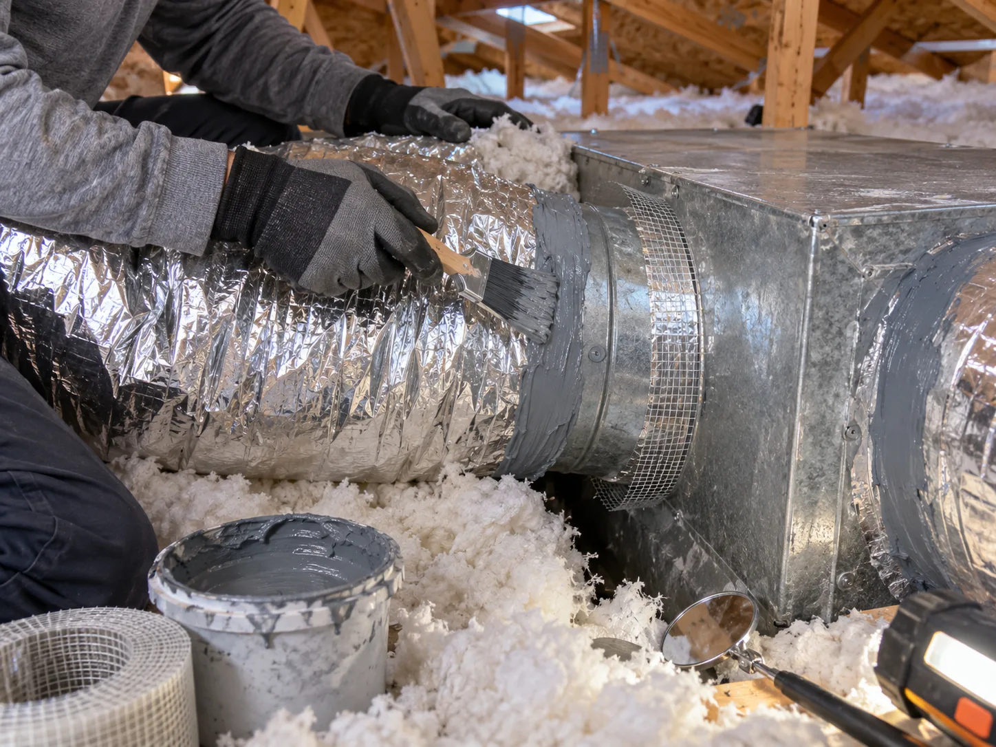 A picture of service "air leak sealing"